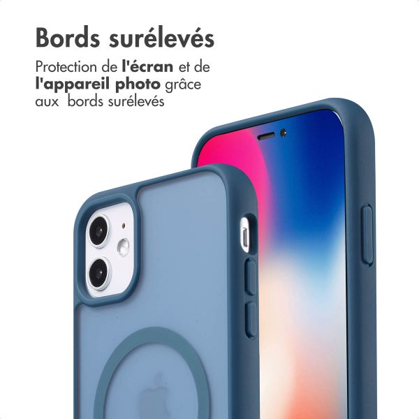 imoshion Coque Color Guard avec MagSafe Apple iPhone 11 - Bleu foncé