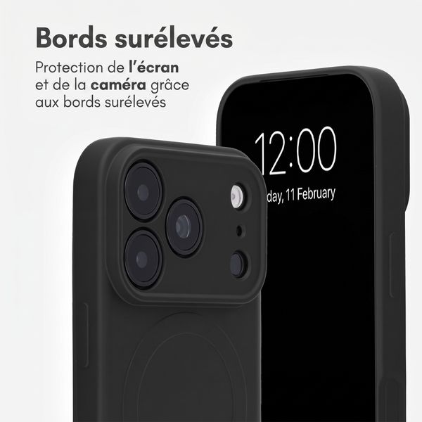 imoshion Coque Couleur avec MagSafe Apple iPhone 18 Pro Max / 17 Pro Max - Noir