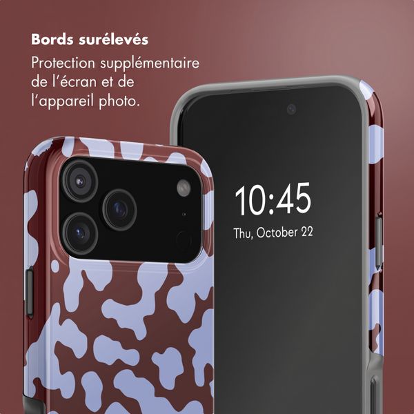 Selencia Coque arrière Vivid avec MagSafe Apple iPhone 18 Pro Max / 17 Pro Max - Moo'd Lavender Glow