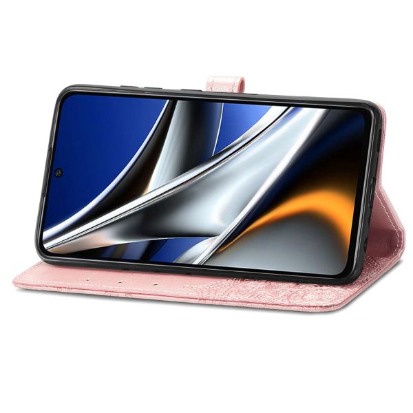 imoshion Etui de télephone Mandala Xiaomi Poco X4 Pro 5G - Rose Doré