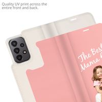 Concevez votre propre housse portefeuille Samsung Galaxy A23 (5G) - Blanc