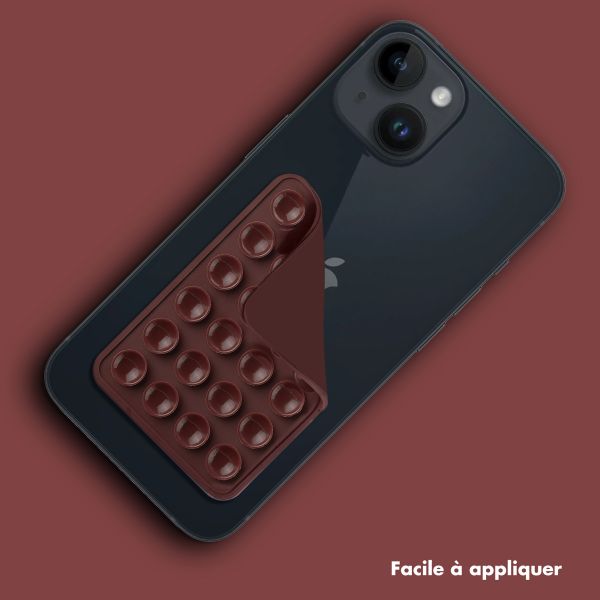 Selencia Pack de 2 Supports de téléphone à ventouse - Terracotta