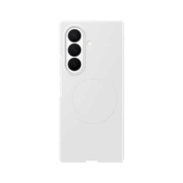 Samsung Coque Silicon Magnet Samsung Galaxy Z Fold 8 Ultra - White