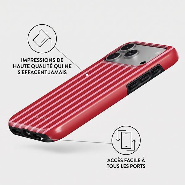 Burga Coque Tough MagSafe Apple iPhone 17 Pro Max - Strawberry Jam