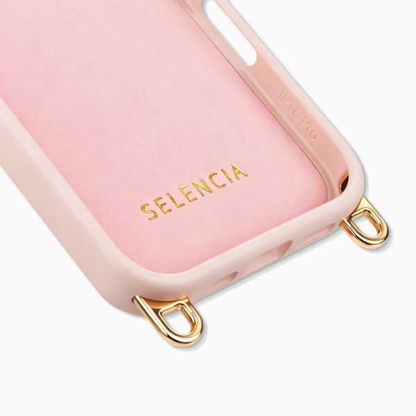 Selencia Coque arrière Rivièra avec MagSafe avec crochets amovibles Apple iPhone 16 Pro Max - Sorbet Pink