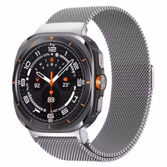 imoshion Bracelet magnétique milanais Samsung Galaxy Watch Ultra (2024/2025) - Argent