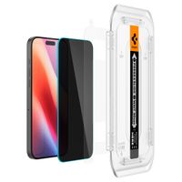 Spigen Protection d'écran en verre trempé GLAStR Privacy Applicator - lot de 2 Apple iPhone 16 Pro Max / 17 Pro Max