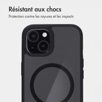 Accezz Coque arrière Hold avec MagSafe Apple iPhone 15 - Black