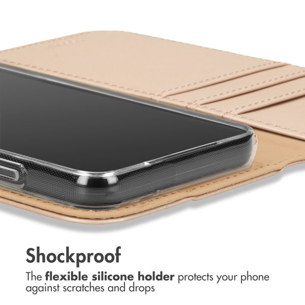 Accezz Étui de télephone Wallet Apple iPhone 11 Pro - Doré