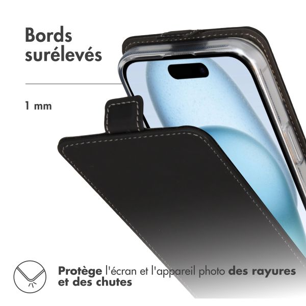 Accezz Étui à rabat Apple iPhone 16 Plus - Noir
