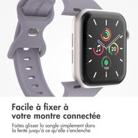 imoshion Bracelet en silicone⁺ Apple Watch | 44/45/46/49 mm - Taille M/L - Lavender