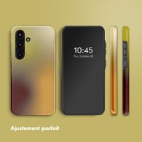 Selencia Coque arrière Vivid avec MagSafe Samsung Galaxy S25 - Gradient Olive Dust