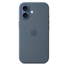 Apple Coque en silicone avec MagSafe Apple iPhone 17 - Anchor Blue