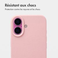 imoshion Coque arrière Texture Apple iPhone 16 - Rose