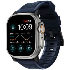 Nomad Bracelet robuste FKM Apple Watch | 44/45/46/49 mm - Noir / Bleu