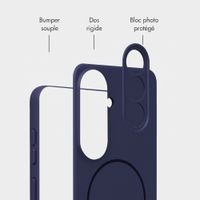 Accezz Coque Grip avec MagSafe Samsung Galaxy S26 - Bleu foncé