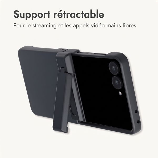 imoshion Color Backcover avec support Samsung Galaxy Z Flip 8 - Noir
