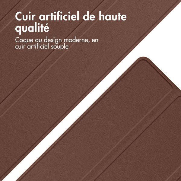 imoshion Coque tablette Trifold OnePlus Pad - Marron