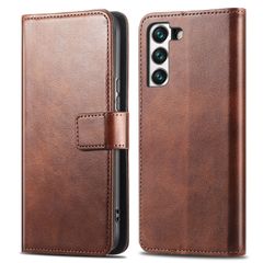 imoshion Étui de télephone portefeuille de luxe Samsung Galaxy S21 FE - Marron foncé