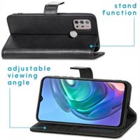 imoshion Étui de télephone portefeuille de luxe Motorola Moto G30 / G20 / G10 (Power) - Noir