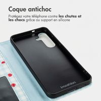 imoshion Étui de télephone portefeuille Design Samsung Galaxy S25 FE - Cherry Check