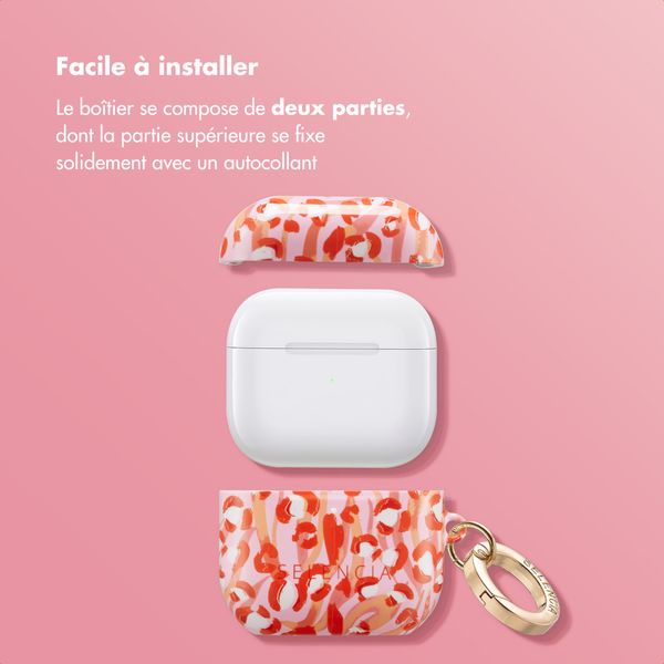 Selencia Coque Vivid  Apple Airpods 4 - Wild Spots Lipstick
