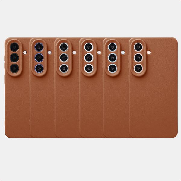 imoshion Coque arrière Texture Samsung Galaxy S26 - Marron