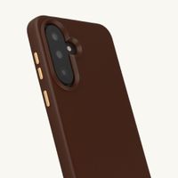 Selencia Coque arrière Rivièra avec MagSafe avec crochets amovibles Samsung Galaxy A36 / A56 - Choco Brown