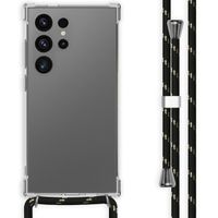 imoshion Coque arrière transparente avec cordon Samsung Galaxy S24 Ultra - Noir & Doré