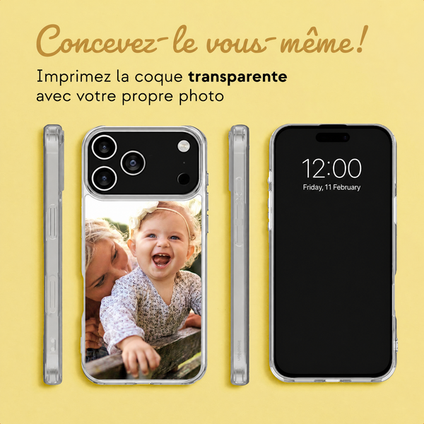 Concevez votre MagSafe Clear Case Apple iPhone 18 Pro Max / 17 Pro Max - Transparent