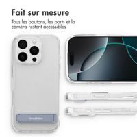 imoshion Coque Stand Apple iPhone 16 Pro Max - Transparent