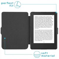 imoshion Étui de liseuse portefeuille Slim Hard Kobo Clara 2E / Tolino Shine 4 - Bleu foncé