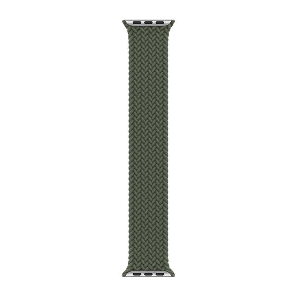 Apple Bracelet Solo tressé Apple Watch | 44/45/46/49 mm - Taille 6 - Inverness Green