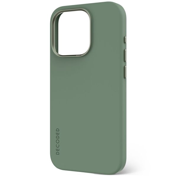 Decoded Coque en silicone MagSafe Apple iPhone 15 Pro Max - Sage Leaf Green