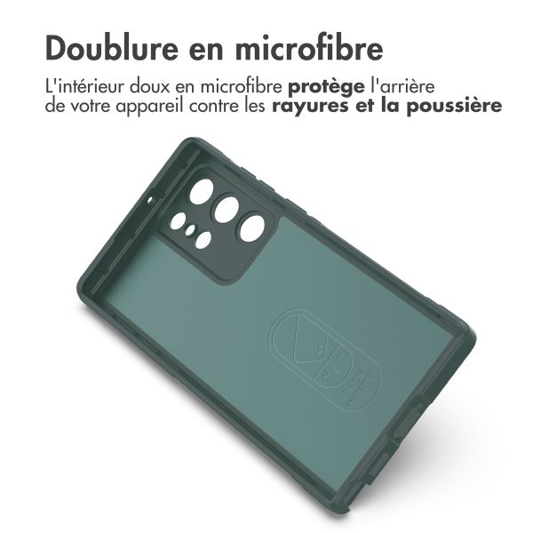 imoshion EasyGrip Backcover Samsung Galaxy S22 Ultra - Vert foncé