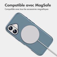 imoshion Coque arrière Color avec Thin MagSafe Ring Apple iPhone 17 - Bleu foncé