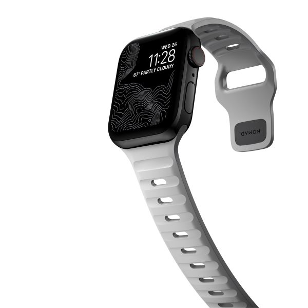 Nomad Bracelet Sport FKM Apple Watch | 44/45/46/49 mm - Lunar Gray