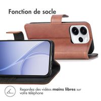 imoshion Étui de télephone portefeuille de luxe Oppo Reno15 Pro (5G) - Marron