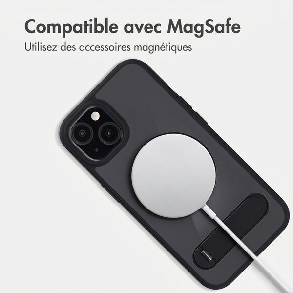 Accezz Coque arrière Hold avec MagSafe Apple iPhone 15 - Black