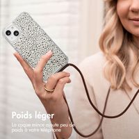 imoshion Coque Design avec cordon Apple iPhone 14 - Desert Dots