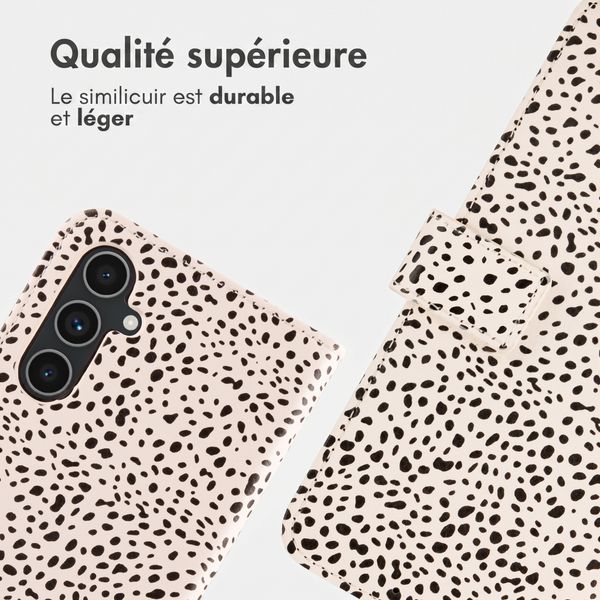 imoshion Étui de télephone portefeuille Design Samsung Galaxy A54 (5G) - Desert Dots