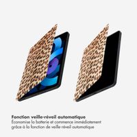 Selencia Coque tablette Vivid Apple iPad Air 11 pouces (2026) M4 / (2025) M3 / (2024) M2 / Air 5 (2022) / Air 4 (2020) - Wild Leo