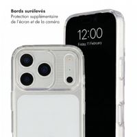 Selencia Coque arrière avec crochets amovibles Apple iPhone 18 Pro / 17 Pro - Transparent