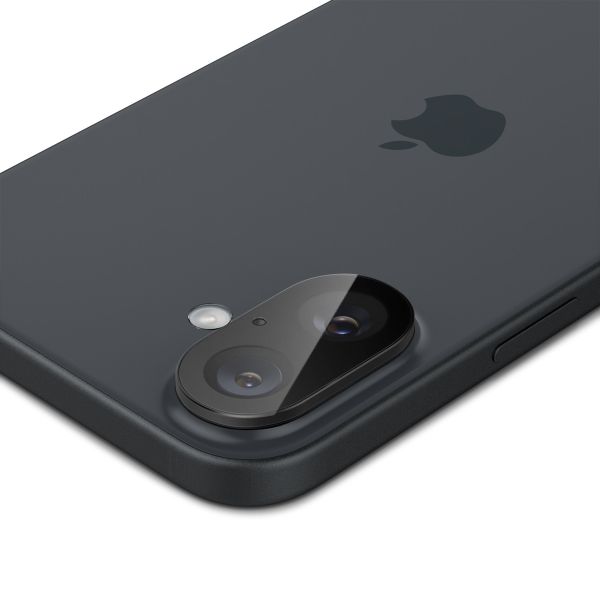 Spigen Optik Lens Protector - Protection complète de la caméra (lot de 2) Apple iPhone 16 / 16 Plus - Black