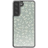 imoshion Coque Design Samsung Galaxy S21 FE - Smoke Green Flowers