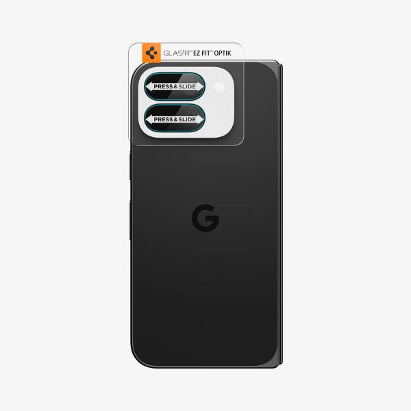 Spigen Optik Pro EZ Fit Lens Protector - Protection d'objectif de caméra (lot de 2) Google Pixel 10 Pro Fold - Crystal Clear