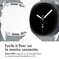 imoshion Bracelet en silicone flexible Samsung Galaxy Watch 8 (40/44mm) / Classic (46mm) - Gris