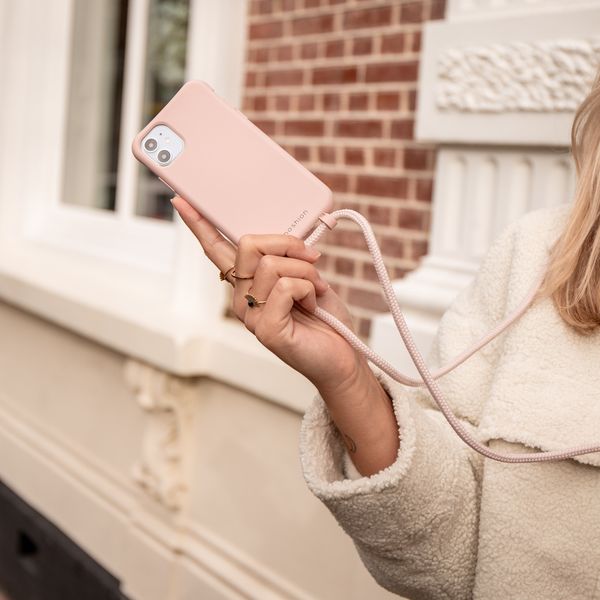 imoshion Coque de couleur avec cordon amovible Apple iPhone X / Xs - Rose