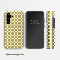 Selencia Coque arrière Vivid Samsung Galaxy S25 FE - Check This Olive
