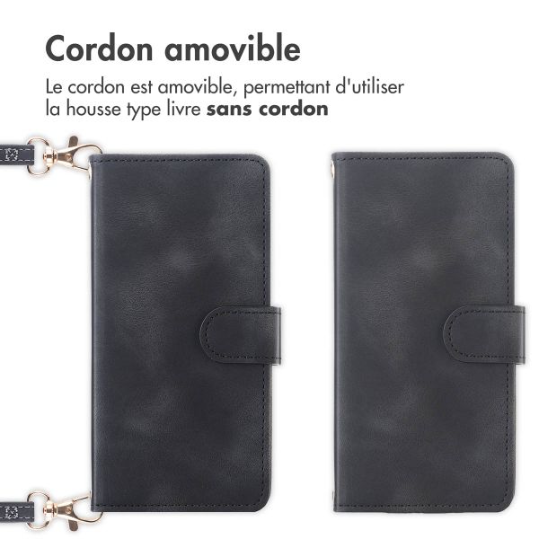 imoshion Etui de télephone portefeuille avec cordon Xiaomi 15T Pro - Noir